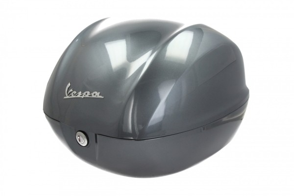 Vespa-topkoffer 32 l, glanzend grijs G03 zonder rugleuning