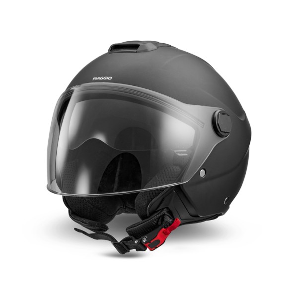 Piaggio jethelm Demi Jet UL01 matzwart
