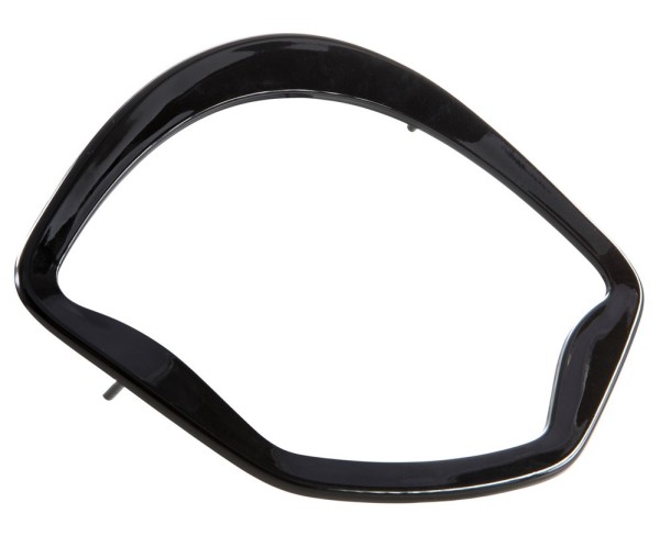 Decoratieve ring snelheidsmeter voor Vespa GTS/GTS Super 125-300cc ('14-), glanzend zwart