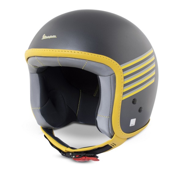 Vespa Grafische Helm Grijs