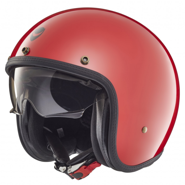 Helmo Milano jet-helm, Audace, rood