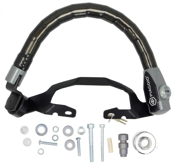 Diefstalbeveiliging (zadel - stuur) standaard voor Piaggio Beverly HPE 300 / 310 / 400