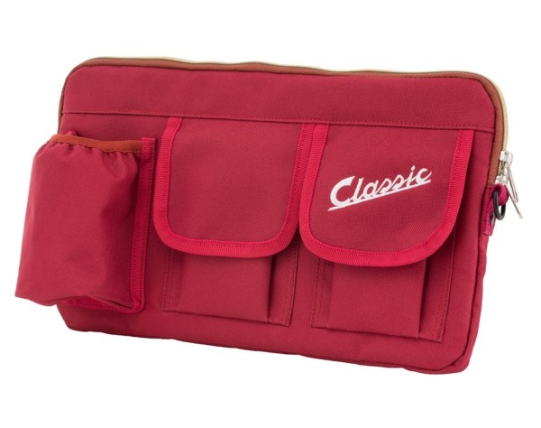 Tas &quot;Classic&quot; voor bagageruimte / handschoenenkastje Vespa - rood, nylon